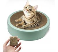 Cama Rascador Redondo De Cartón Para Gatos Rosa