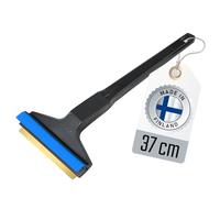 Rascador Hielo Coche Murska - rápido, facil y eficaz - 37cm - Largo Rasqueta Hielo Coche - Quita Hielo Parabrisas Coche - Premium Hips y Hoja de latón - Labio de Goma - de Finlandia - L&P A055