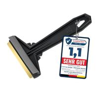 Rascador Hielo Coche - Murska - rápido, facil y eficaz - Rasqueta Hielo Coche - Quita Hielo Parabrisas Coche - Premium HIPS y Hoja de latón - labio de goma - de Finlandia (Negro Gris)