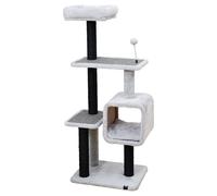 Rascador Nevada Gris 121 Cm Para Gatos Europet Bernina De Felpa Y Sisal