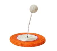 Rascador - Palo de juguete divertido interactivo con bola de sisal | Rascador para gatos jóvenes,Para Subir Activa Suelo Juego De Caza Simulación Entrenamiento Y Movimiento Juguetes Caña de Pescar