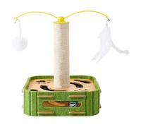 Rascador para gatitos - Juego de ejercicio con circuito de bola | rascadores de sisal con juguetes para gato,para casa sala de estar, dormitorio, cocina, porche, balcón, entrada de apartament