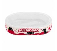 Rascador para Gato Rascador Tablero Cama Panel con Cartón Ondulado de y Construcción Limpia Forma Paredes Curvas Adecuado para Mantenimiento de Uñas Relajación Interiores Salas, 60 40 9 Cm