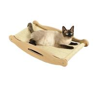 Rascador para Gatos 60x30cm Arena for Gatos Mascota reclinable Resistente al Desgaste a los arañazos rascador for Garra de Gato molienda cojín sofá Sisal Madera