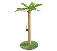 Rascador para gatos, 84 cm de alto, con cuerda de sisal y bola colgante, tronco rascador para gatos de casa, columna rascador como árbol de escalada, palmera rascador para gatos pequeños, protección