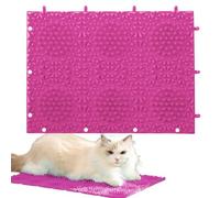 Rascador para Gatos, Alfombra de Suelo Horizontal, 24,6 x 18,0 cm, Alfombra para rascar, para afilar Las Garras, del estrés, Actividad de Juego, protección de Muebles para Interiores y
