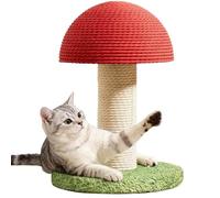 Rascador para Gatos - Árbol Champiñón con Base De Sisal Moderna Robusta | Torre De Juego Ejercicio para Gatos - Tamaño Grande Pequeño Interior Apartamento Regalo Mascota Compacto Duradero