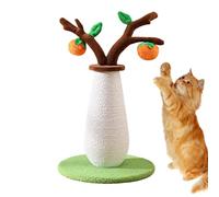 Rascador para Gatos, Árbol Frutal Decoración Habitación, Post De Rascado Alivia Estrés para Estímulo Mental Trepa Interior Exterior Hogares Múltiples Gatos Decoración