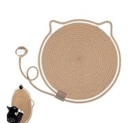 Rascador para gatos - Árbol rascador de suelo redondo con pelota de juguete, cama para gatos con gancho para las orejas, accesorios para mascotas, para el hogar, salón, dormitorio, pared, sofá