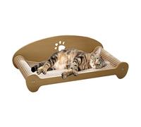 Rascador para gatos, cama rascadora para gatos con soporte para la espalda, cama rascadora para gatos, almohadilla rascadora de sisal, rascador de cartón, sofá rascador para gatos, almohadilla