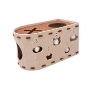 Rascador para gatos - Caseta rascadora de fieltro para esconder , juguete de entrenamiento | Protege los muebles, promueve el juego y proporciona un refugio , ideal para dormir