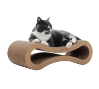 Rascador para Gatos con Forma de Infinito Reversible de Cartón Reciclado | Diseño Ergonómico para Rascado y Descanso | Doble Cara Duradero | ALTHEA LIVING