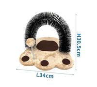Rascador para Gatos con Forma de Pata, diseño ergonómico, Material Resistente, Ideal para Mantener Las uñas en Buen Estado y entretener a Las Mascotas.