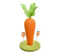Rascador para gatos con forma de zanahoria | Rascador vertical de sisal para gatos | Bonito árbol para rascar con garras de gato | Suministros duraderos para juguetes para gatos | Muebles para gatos