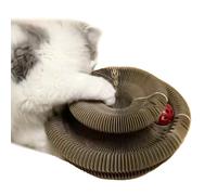 Rascador para Gatos de cartón, Accesorio Interactivo para Mascotas con acordeón con imán, para rascadores para Gatos, para Entretenimiento, Entrenamiento y estimulación Mental en casa