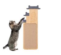 Rascador para gatos de interior - Adhesivo que no requiere agujeros, rascador vertical para interiores - Para gatos de raza pequeña, mediana y grande, animales aburridos, comedor, salón dormitorio
