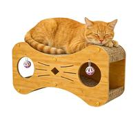 Rascador para Gatos - Diseño de Doble Capa para Ejercicio Felino | Rascador Resistente Al Desgaste,para Interior y Exterior, Esquina del Hogar, Sala de Estar, Suelo, Mascotas, y