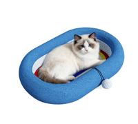Rascador para gatos - Esterilla rascador interactiva de sisal natural para gatos | Protección de muebles para balcones pequeños y grandes, salón, dormitorio, hogar, viajes, interior