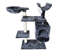 Rascador para Gatos Gloria Jarama Árbol Gris Madera Papel Sisal (35 x 100 x 60 cm)