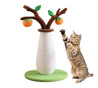 Rascador para gatos | Juego para gatitos árbol de caqui | Post para arañar el estrés, estimulación mental, escalada, decoración del hogar multi gato