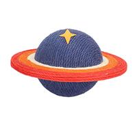 Rascador para Gatos, Juguete de Sisal Natural, Forma Planeta, Diámetro 35 cm - Alivia Estrés, Protege Muebles, Estimula Instinto Felino