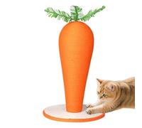 Rascador para Gatos, Juguete para Gatos con Forma de Zanahoria para Aliviar el Aburrimiento, Poste Rascador Resistente, para Jugar Mascotas Sala de Estar
