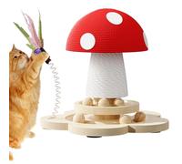 Rascador para Gatos | Juguetes Interactivos De Sisal con Forma Seta | Poste Rascador con Árbol y Juguete,para Trepar Ejercicio Enriquecimiento Gatito Interior Protector Muebles Sofá