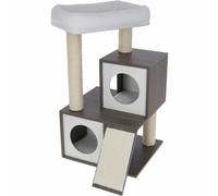 Rascador para Gatos Kerbl Gris Blanco/Negro Sisal