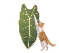 Rascador para gatos montado en la pared, tapete autoadhesivo para plantas tropicales, rascador de sisal, decoración de pared, para gatitos, escalada, aburrimiento, puerta, suelo, sofá, alfombra