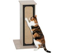 Rascador para Gatos PawHut, rascador Alto de 63 cm con Tablero de rascado reemplazable, Percha Superior, Alfombrilla de rascado de sisal Natural, para Gatos Grandes y Gatitos, Roble