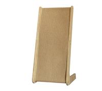 Rascador para gatos, poste ergonómico de sisal para rascar, rascador para gatos de tamaño mediano con base resistente para un agarre seguro y divertido, sisal natural y accesorio de madera para