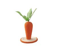Rascador para gatos Protect Furniture con juguete interactivo, rascador para gatos de sisal con diseño en forma de zanahoria, poste rascador para