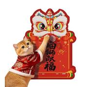 Rascador para gatos - Rascador de 46,5 cm | Alfombrilla para mascotas de pared para Año Nuevo - Para gatos que viven en casa para moler garras | jugar, dormir | Usabilidad frontal y trasera