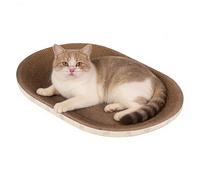 Rascador para gatos - Rascador de cartón | Cama corrugada transpirable para gatos pequeños y grandes, protector ovalado de muebles de interior, almohadilla de juego para mascotas para sala de estar