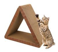 Rascador para Gatos | Rascador Triangular Interactivo para Gatos,Juguete Desmontable para Mascotas, Ejercitador Mental y Físico para Uso en Interior y Exterior