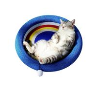 Rascador para gatos - Rendimiento de larga duración, ovalado con bola, rascador de cartón corrugado | Bloque antiarañazos para gatos pequeños y, dormitorio, balcón, casa, Viagg