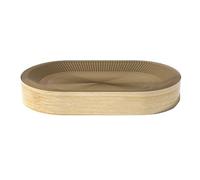Rascador para Gatos Tabla rascadora Ovalada for Gatos, Nido de Gato Corrugado Resistente al Desgaste, Molinillo Garras, sofá for Juguete