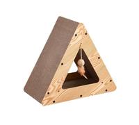 Rascador para Gatos Tablero de Garra Vertical Triangular for Gato, casa escondite for Gatos, Juguetes for, Nido for, Cama for Todo en uno Resistente a los arañazos