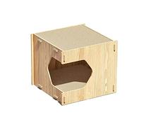 Rascador para Gatos Tablero for rascar Gatos, Arena for, Molinillo de Garras Que no se desprende una Pieza, casa Duradera for Gato, for Papel Corrugado
