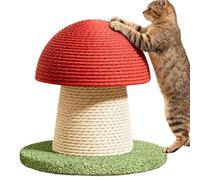 Rascador para Gatos - Torre De Sisal con Forma De Champiñón,Árbol Rascador para Gatos - para Ejercicio De Estimulación Mental Ejercicio Físico Cumpleaños Hogar Apartamento Interior Exterior Suelo