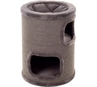 Rascador para Gatos - Torre para Gatos Flamingo Enes - 42x42x56 cm - con 2 Pisos, recubierta de sisal y Felpa Suave