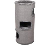 Rascador para Gatos - Torre para Gatos Flamingo Enes - 42x42x90 cm - Torre compacta con 3 entradas y Cama Superior