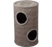 Rascador para Gatos - Torre para Gatos Flamingo Greta - 35x35x60 cm - con 2 Niveles, Felpa Confortable y sisal Natural