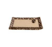 Rascador para Gatos Trixie Leo Marrón Poliéster Sisal EVA 55 x 35 cm Alfombra
