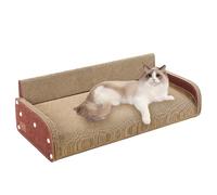 Rascador para Gatos XXL - Arranhador para Gato 62cm Diseño Sofá - Cartón Corrugado Reforzado - para Cama de Gato y Salón