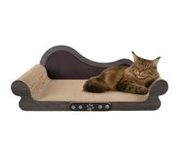 Rascador para Gatos XXL - Arranhador para Gato 68cm Diseño Sofá - Cartón Corrugado Reforzado - para Cama de Gato y Salón, L