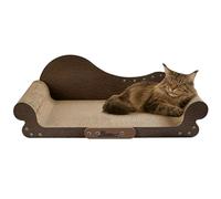 Rascador para Gatos XXL - Arranhador para Gato 68cm Diseño Sofá - Cartón Corrugado Reforzado - para Cama de Gato y Salón