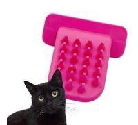 Rascador para la lengua de gato - Aseo de mascotas | Cepillo de masaje para gatos, rascador para aseo para la eliminación de los gatos, imita la lamer de la madre para el máximo C