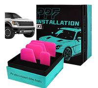 Rascador para película de tintado, raspador de montaje para lámina de coche, 5 piezas película de ventana herramienta de detalle para automóviles camiones motocicletas uso comercial exhibición tienda