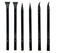 Rascador pequeño de plástico, utilizado en espacios estrechos y huecos, perfecto para eliminar manchas de aceite, etiquetas, alimentos, suciedad, pintura, etc. (6 raspadores)